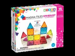 VALTECH Magnetická stavebnice Magna-Tiles Stardust 15 dílů