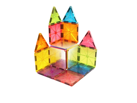 VALTECH Magnetická stavebnice Magna-Tiles Stardust 15 dílů