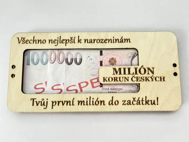 Dřevěné přání - Milión do začátku